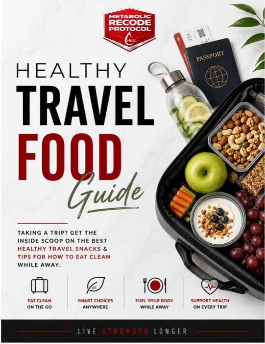 MRP Healthy Travel Food Guide book cover