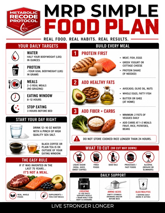 MRP Simple Food Plan book cover